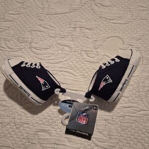 New England Patriots baby prewalker slip on shoes 0-6 months NWT